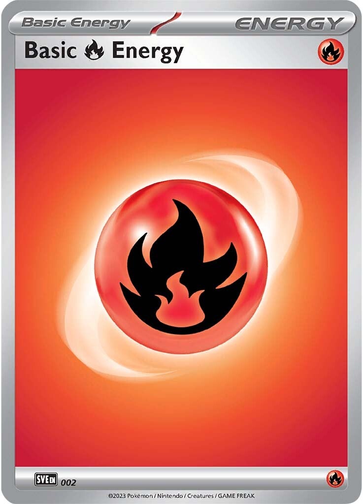 Fire Energy (002) [Scarlet & Violet: Base Set] | Jomio and Rueliete's Cards and Comics