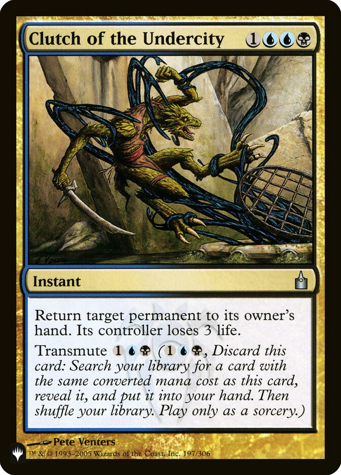 Clutch of the Undercity [The List] | Jomio and Rueliete's Cards and Comics