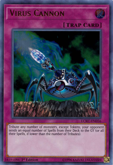 Virus Cannon [LCKC-EN056] Ultra Rare | Jomio and Rueliete's Cards and Comics