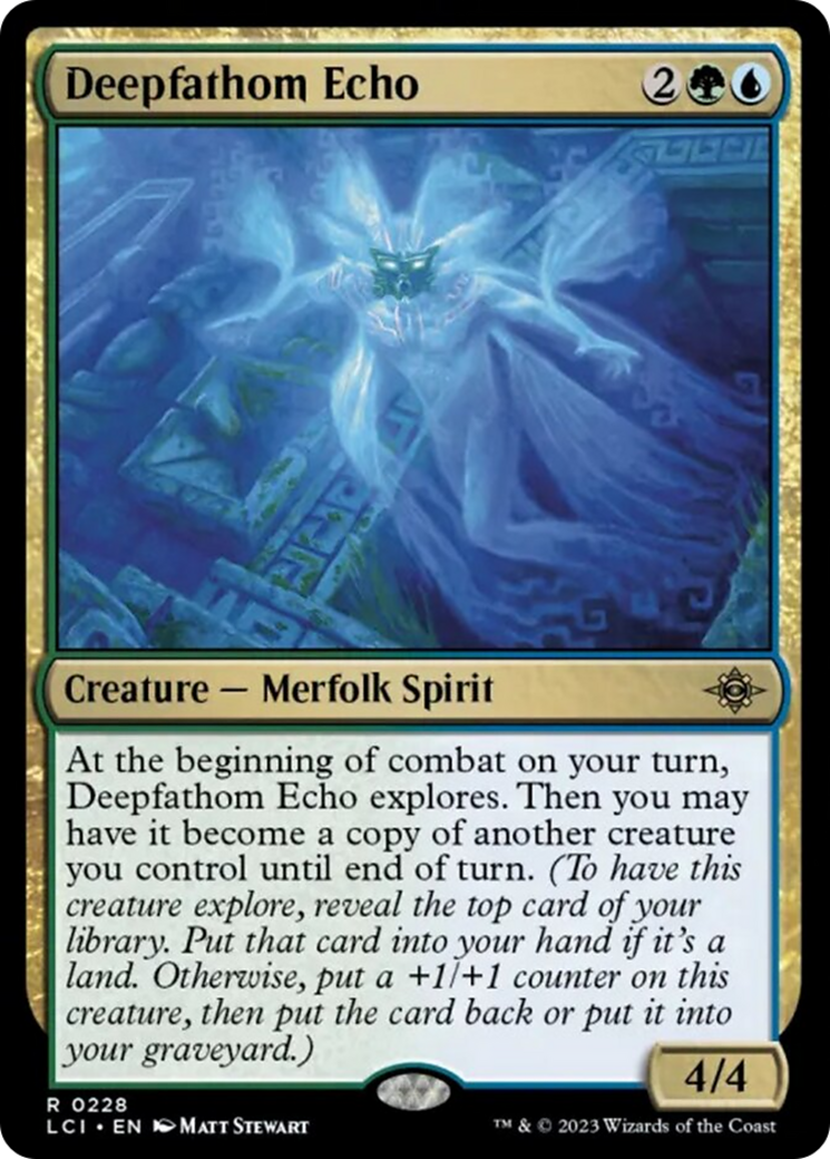 Deepfathom Echo [The Lost Caverns of Ixalan] | Jomio and Rueliete's Cards and Comics