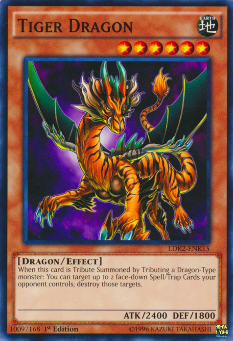Tiger Dragon [LDK2-ENK15] Common | Jomio and Rueliete's Cards and Comics
