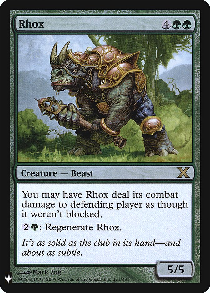 Rhox [Mystery Booster] | Jomio and Rueliete's Cards and Comics