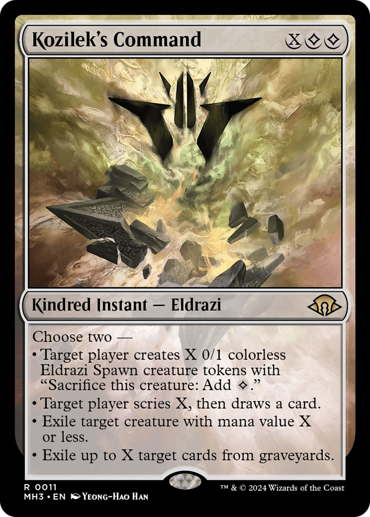 Kozilek's Command [Modern Horizons 3] | Jomio and Rueliete's Cards and Comics