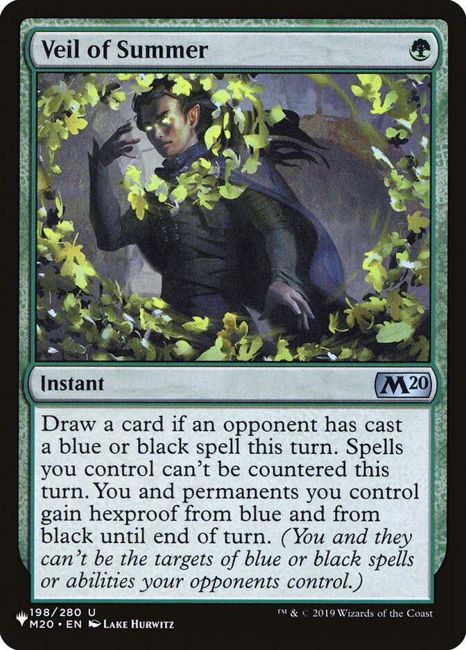 Veil of Summer [The List] | Jomio and Rueliete's Cards and Comics