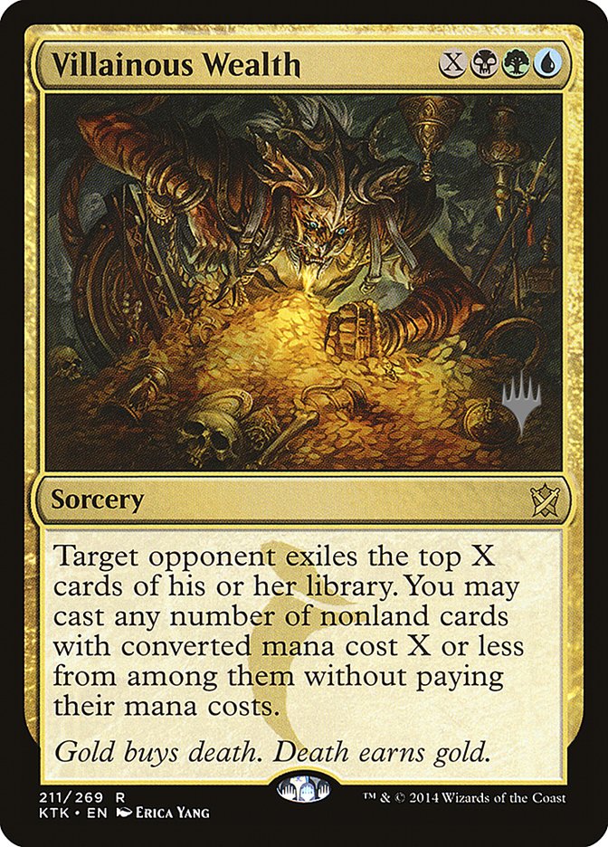 Villainous Wealth (Promo Pack) [Khans of Tarkir Promos] | Jomio and Rueliete's Cards and Comics