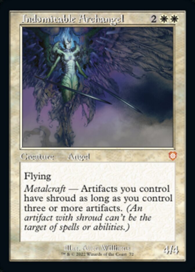 Indomitable Archangel (Retro) [The Brothers' War Commander] | Jomio and Rueliete's Cards and Comics