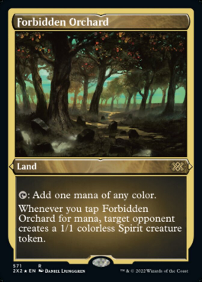 Forbidden Orchard (Foil Etched) [Double Masters 2022] | Jomio and Rueliete's Cards and Comics