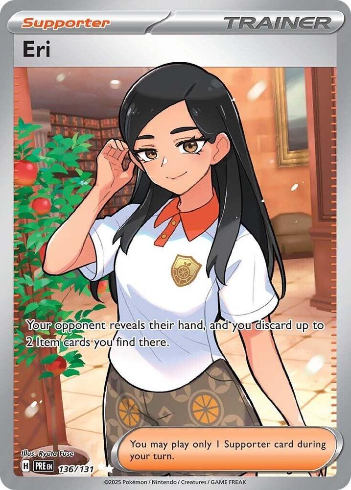 Eri (136/131) [Scarlet & Violet: Prismatic Evolutions] | Jomio and Rueliete's Cards and Comics