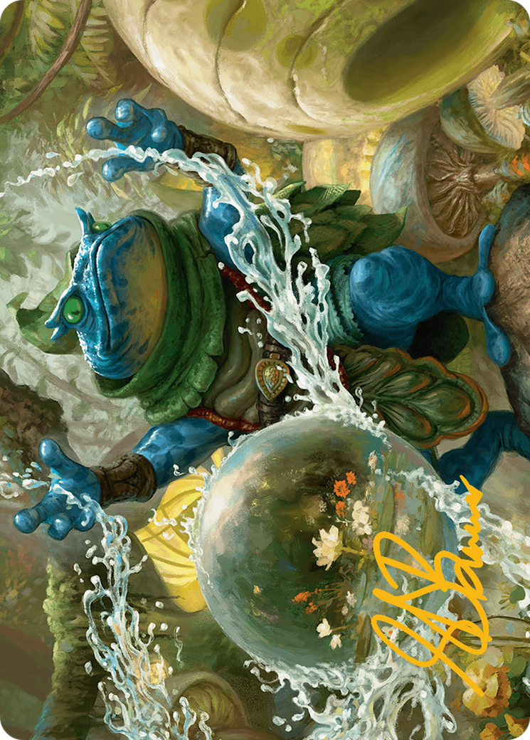 Pond Prophet Art Card (Gold-Stamped Signature) [Bloomburrow Art Series] | Jomio and Rueliete's Cards and Comics
