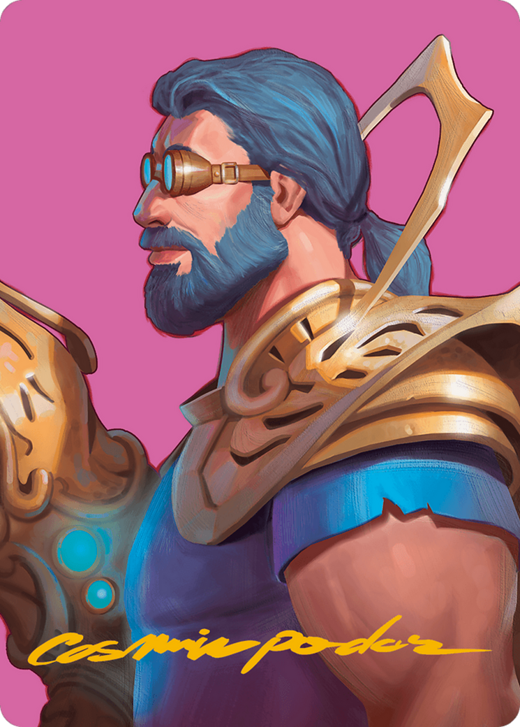 Satya, Aetherflux Genius Art Card (Gold-Stamped Signature) [Modern Horizons 3 Art Series] | Jomio and Rueliete's Cards and Comics