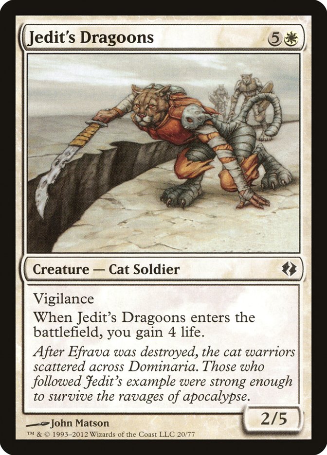 Jedit's Dragoons [Duel Decks: Venser vs. Koth] | Jomio and Rueliete's Cards and Comics