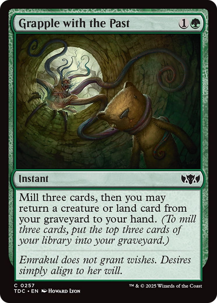 Grapple with the Past [Tarkir: Dragonstorm Commander] | Jomio and Rueliete's Cards and Comics