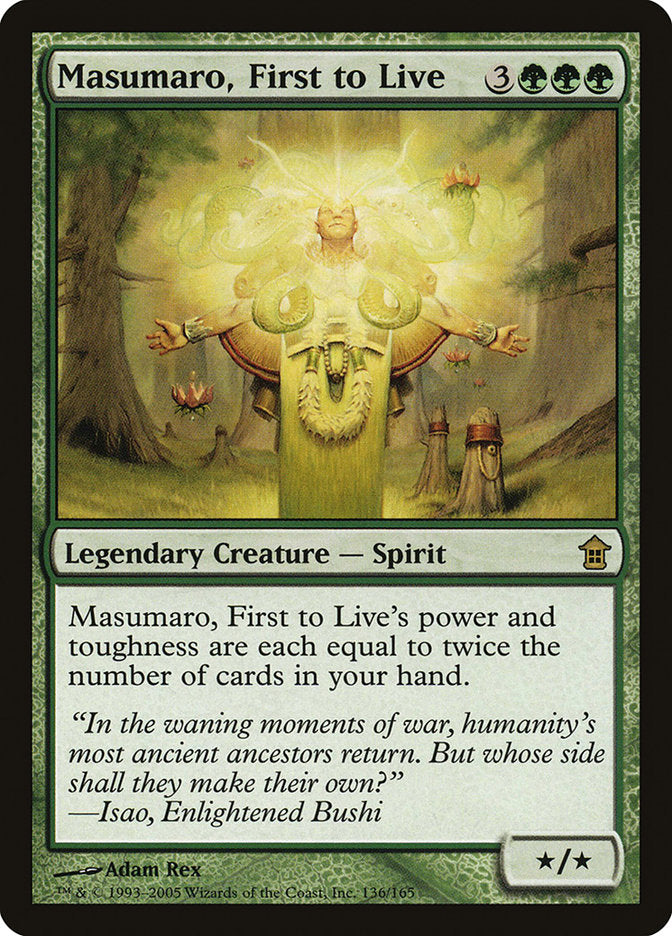 Masumaro, First to Live [Saviors of Kamigawa] | Jomio and Rueliete's Cards and Comics