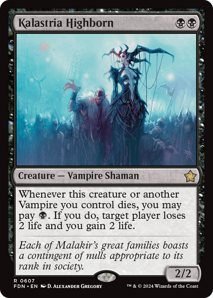 Kalastria Highborn [Foundations] | Jomio and Rueliete's Cards and Comics