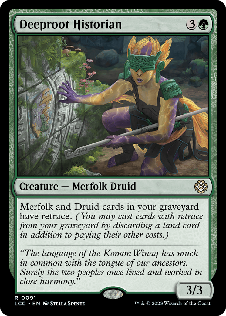 Deeproot Historian [The Lost Caverns of Ixalan Commander] | Jomio and Rueliete's Cards and Comics