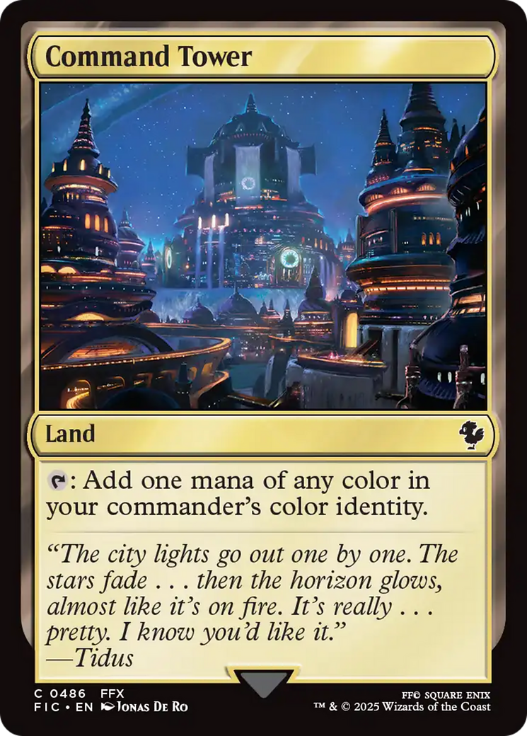 Command Tower (0486) [FINAL FANTASY Commander] | Jomio and Rueliete's Cards and Comics