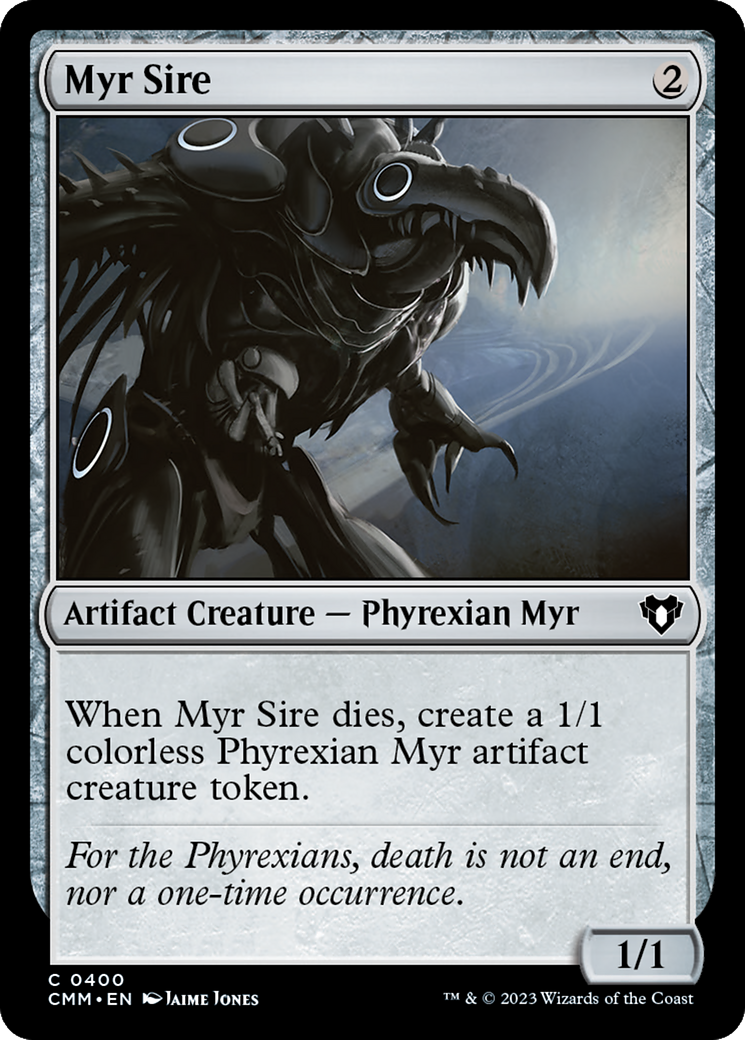 Myr Sire [Commander Masters] | Jomio and Rueliete's Cards and Comics