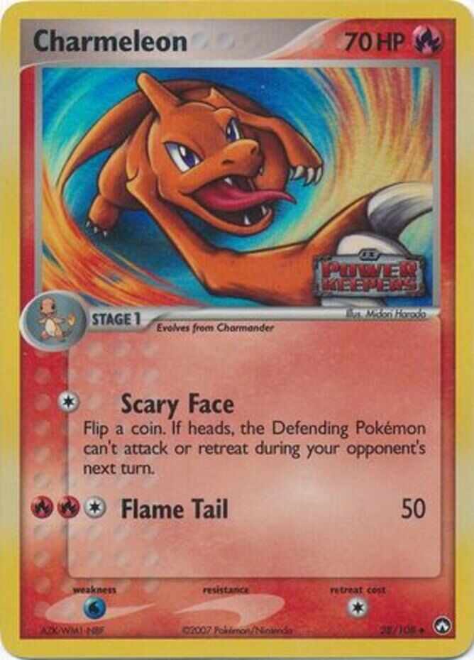 Charmeleon (28/108) (Stamped) [EX: Power Keepers] | Jomio and Rueliete's Cards and Comics