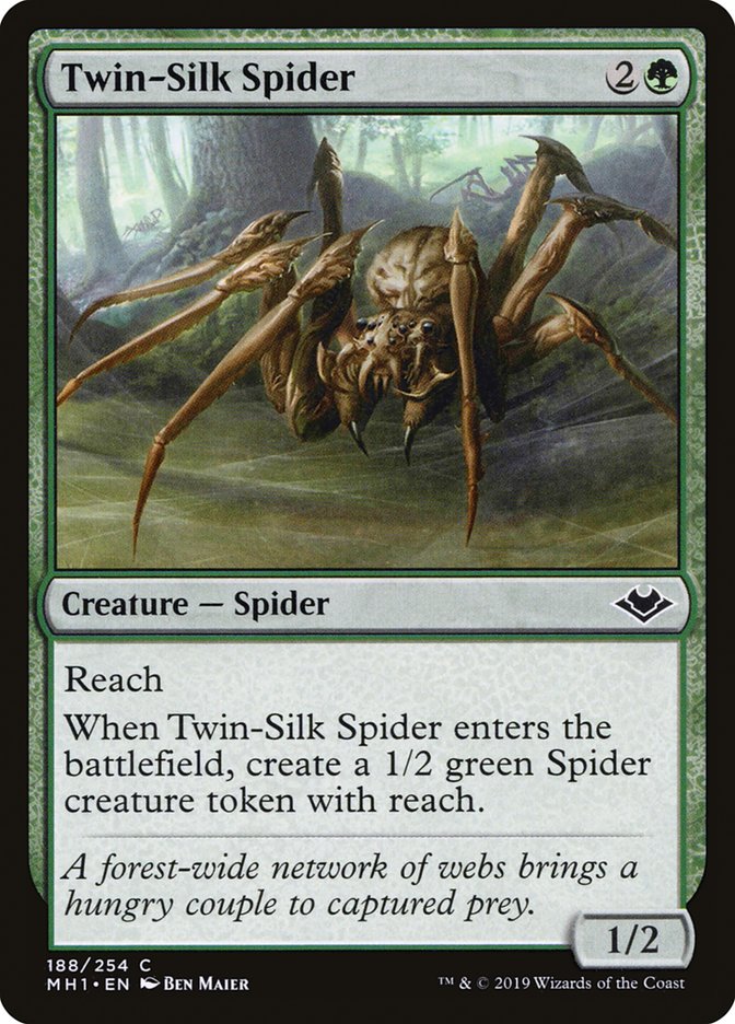 Twin-Silk Spider [Modern Horizons] | Jomio and Rueliete's Cards and Comics