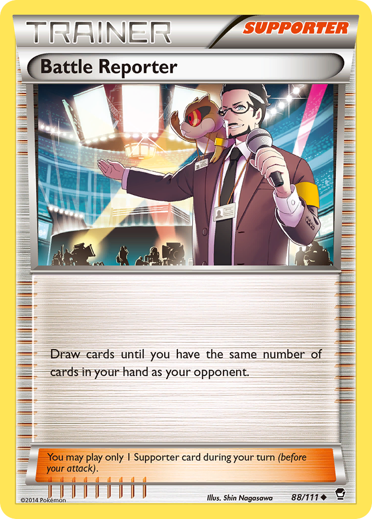 Battle Reporter (88/111) [XY: Furious Fists] | Jomio and Rueliete's Cards and Comics