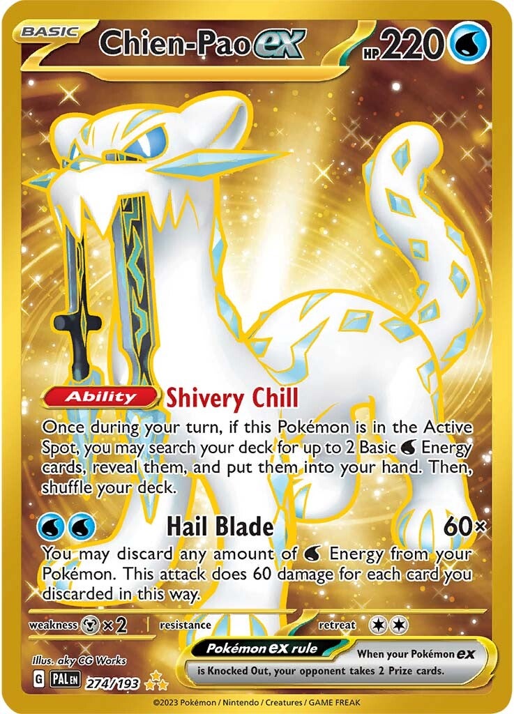 Chien-Pao ex (274/193) [Scarlet & Violet: Paldea Evolved] | Jomio and Rueliete's Cards and Comics