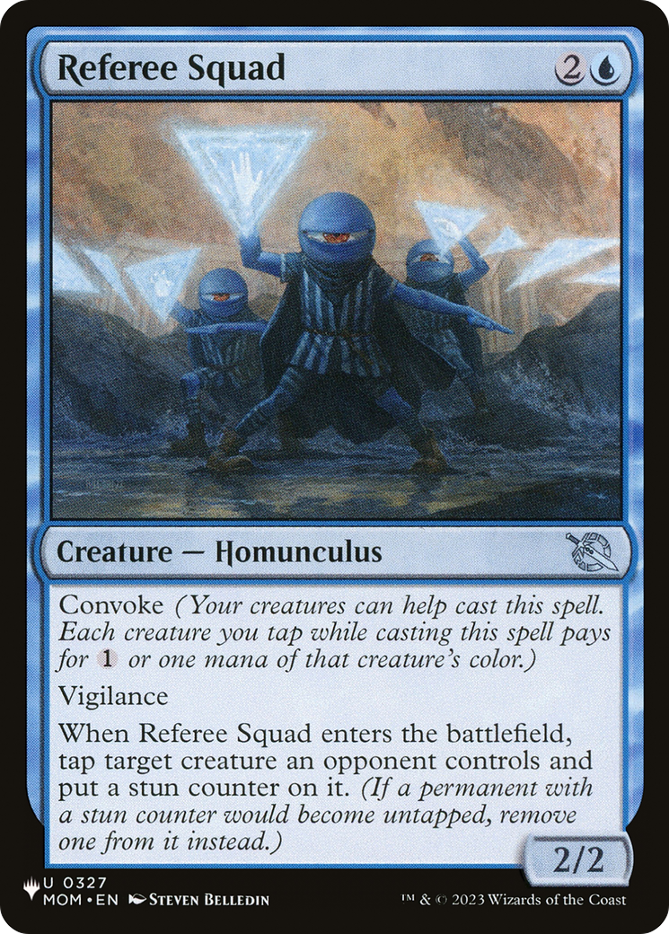Referee Squad [The List] | Jomio and Rueliete's Cards and Comics