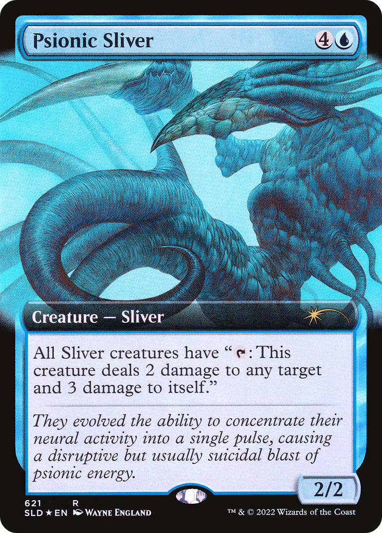 Psionic Sliver (Extended Art) [Secret Lair Drop Promos] | Jomio and Rueliete's Cards and Comics