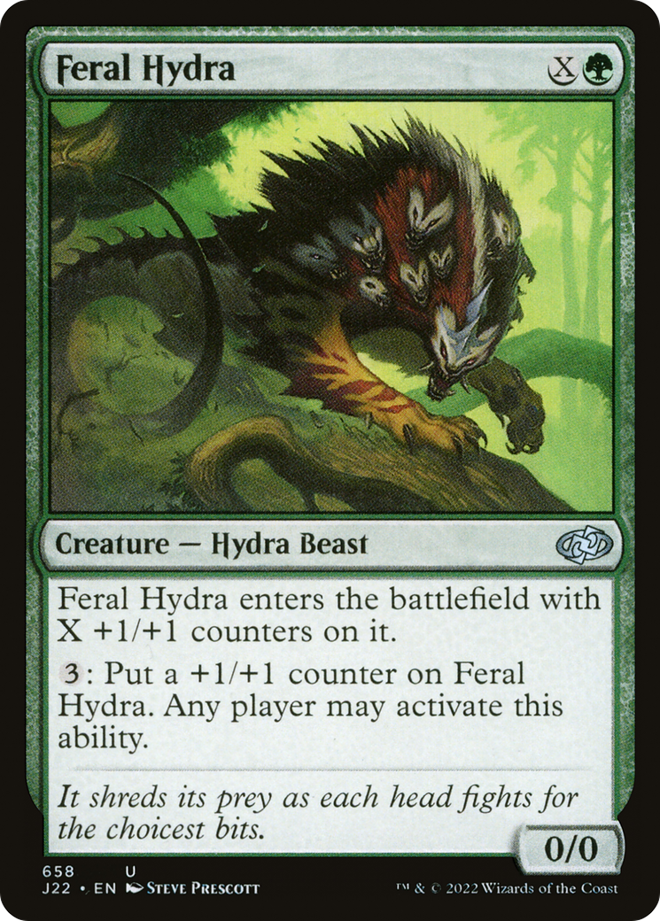 Feral Hydra [Jumpstart 2022] | Jomio and Rueliete's Cards and Comics