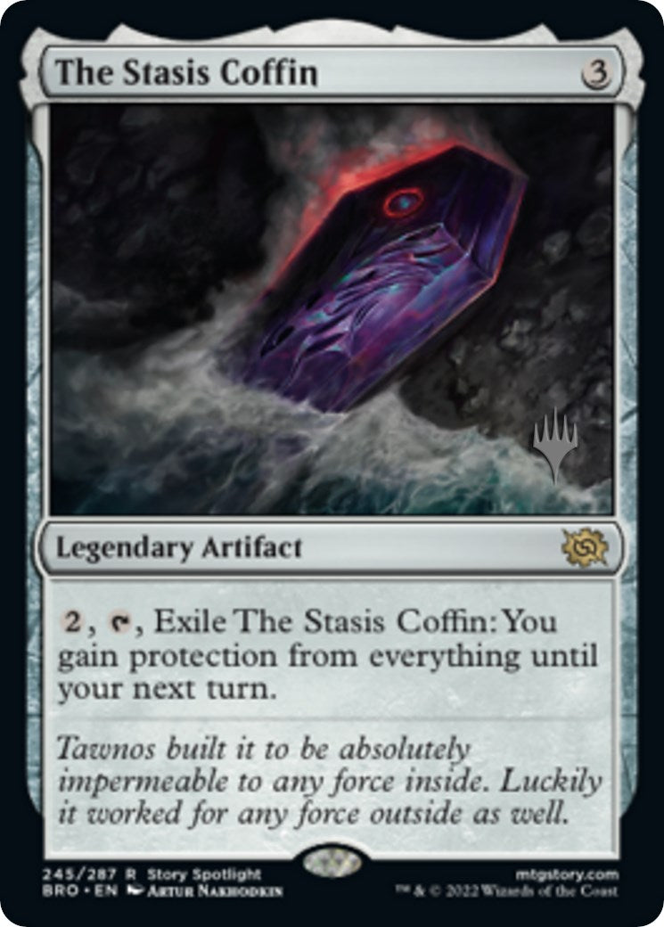 The Stasis Coffin (Promo Pack) [The Brothers' War Promos] | Jomio and Rueliete's Cards and Comics