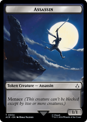 Assassin // Treasure Double-Sided Token [Assassin's Creed Tokens] | Jomio and Rueliete's Cards and Comics