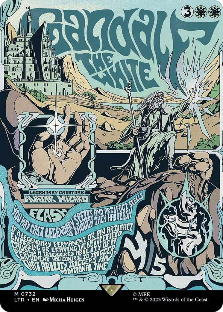 Gandalf the White (Borderless Poster) [The Lord of the Rings: Tales of Middle-Earth] | Jomio and Rueliete's Cards and Comics