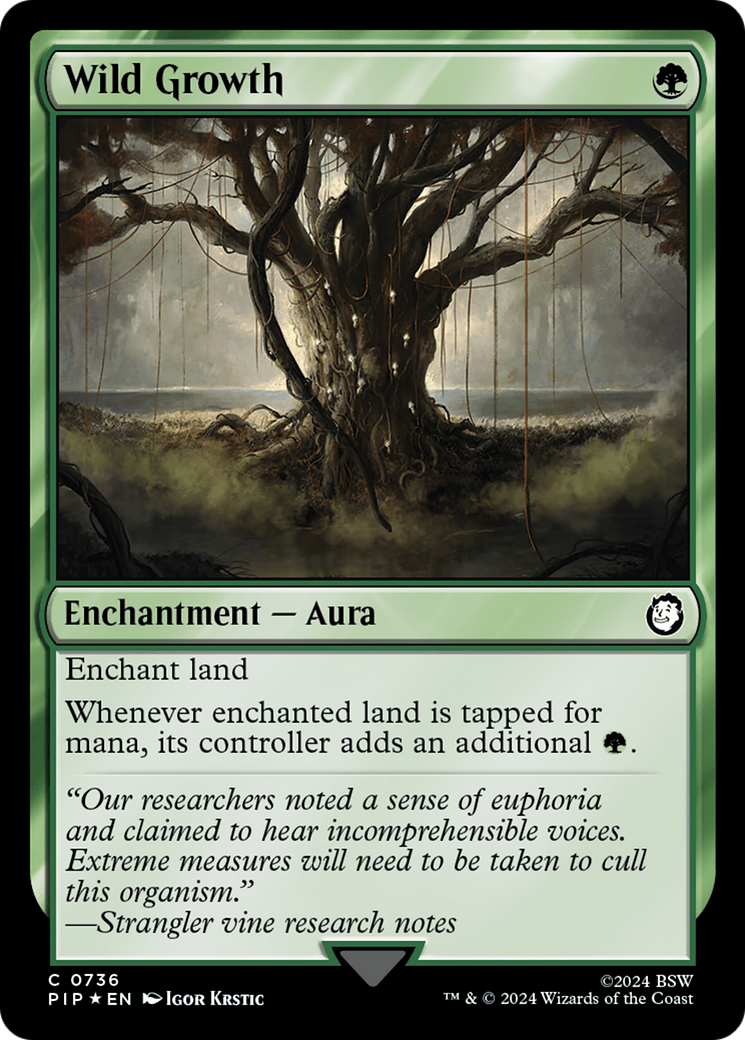 Wild Growth (Surge Foil) [Fallout] | Jomio and Rueliete's Cards and Comics
