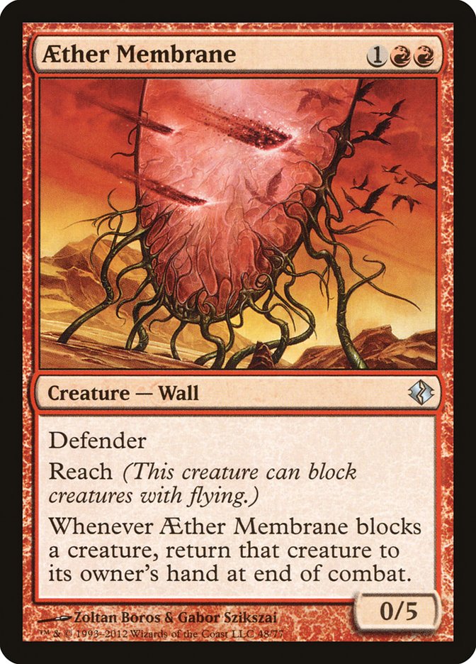 Aether Membrane [Duel Decks: Venser vs. Koth] | Jomio and Rueliete's Cards and Comics