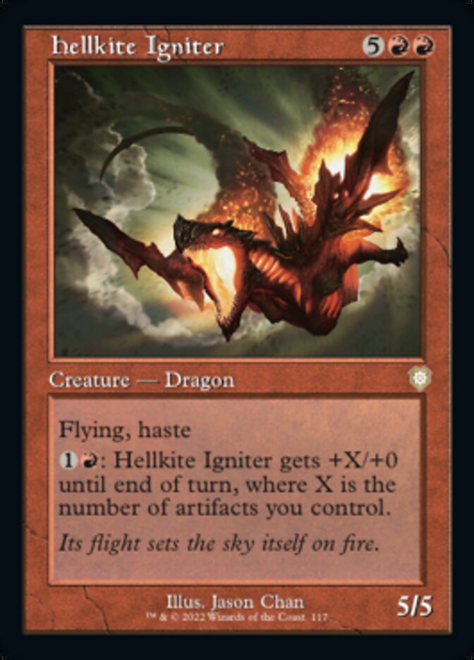 Hellkite Igniter (Retro) [The Brothers' War Commander] | Jomio and Rueliete's Cards and Comics