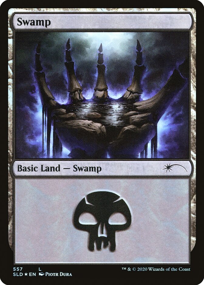 Swamp (Discarding) (557) [Secret Lair Drop Promos] | Jomio and Rueliete's Cards and Comics