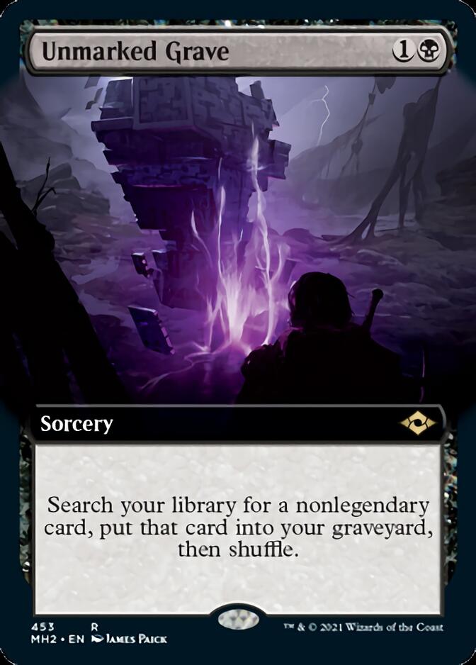 Unmarked Grave (Extended Art) [Modern Horizons 2] | Jomio and Rueliete's Cards and Comics
