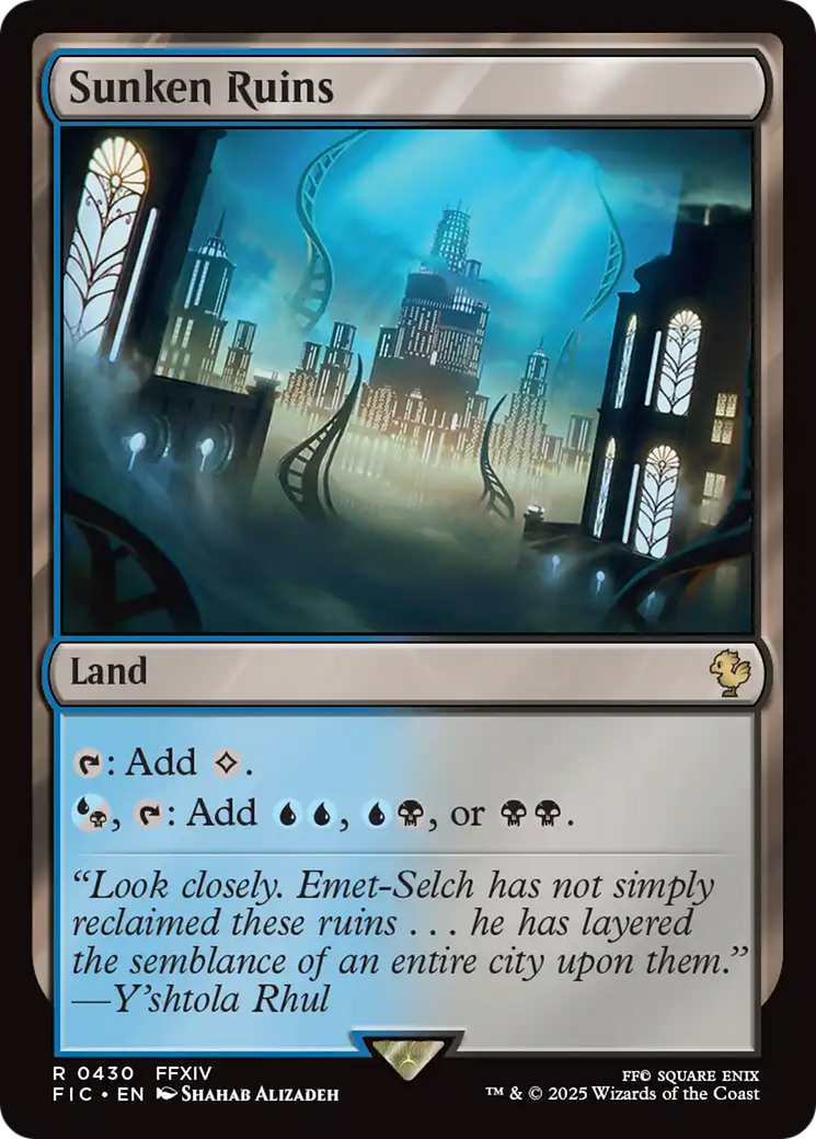 Sunken Ruins [FINAL FANTASY Commander] | Jomio and Rueliete's Cards and Comics