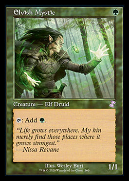 Elvish Mystic (Timeshifted) [Time Spiral Remastered] | Jomio and Rueliete's Cards and Comics