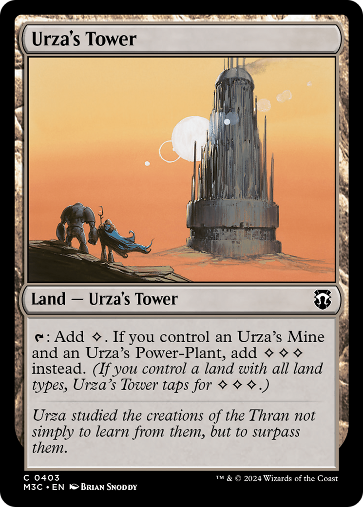 Urza's Tower (Ripple Foil) [Modern Horizons 3 Commander] | Jomio and Rueliete's Cards and Comics