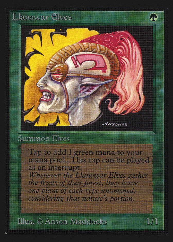 Llanowar Elves [Collectors' Edition] | Jomio and Rueliete's Cards and Comics