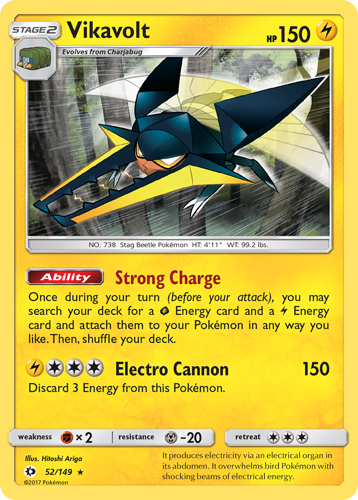 Vikavolt (52/149) [Sun & Moon: Base Set] | Jomio and Rueliete's Cards and Comics