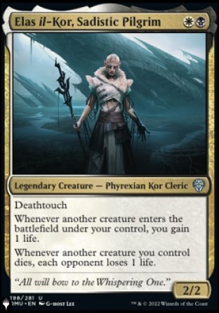 Elas il-Kor, Sadistic Pilgrim [The List] | Jomio and Rueliete's Cards and Comics