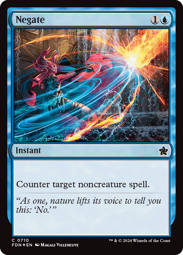 Negate [Foundations] | Jomio and Rueliete's Cards and Comics