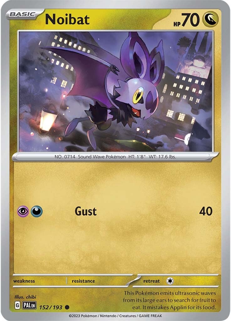 Noibat (152/193) [Scarlet & Violet: Paldea Evolved] | Jomio and Rueliete's Cards and Comics