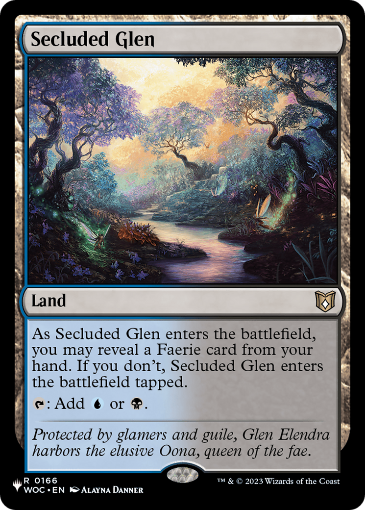 Secluded Glen (WOC) [The List] | Jomio and Rueliete's Cards and Comics