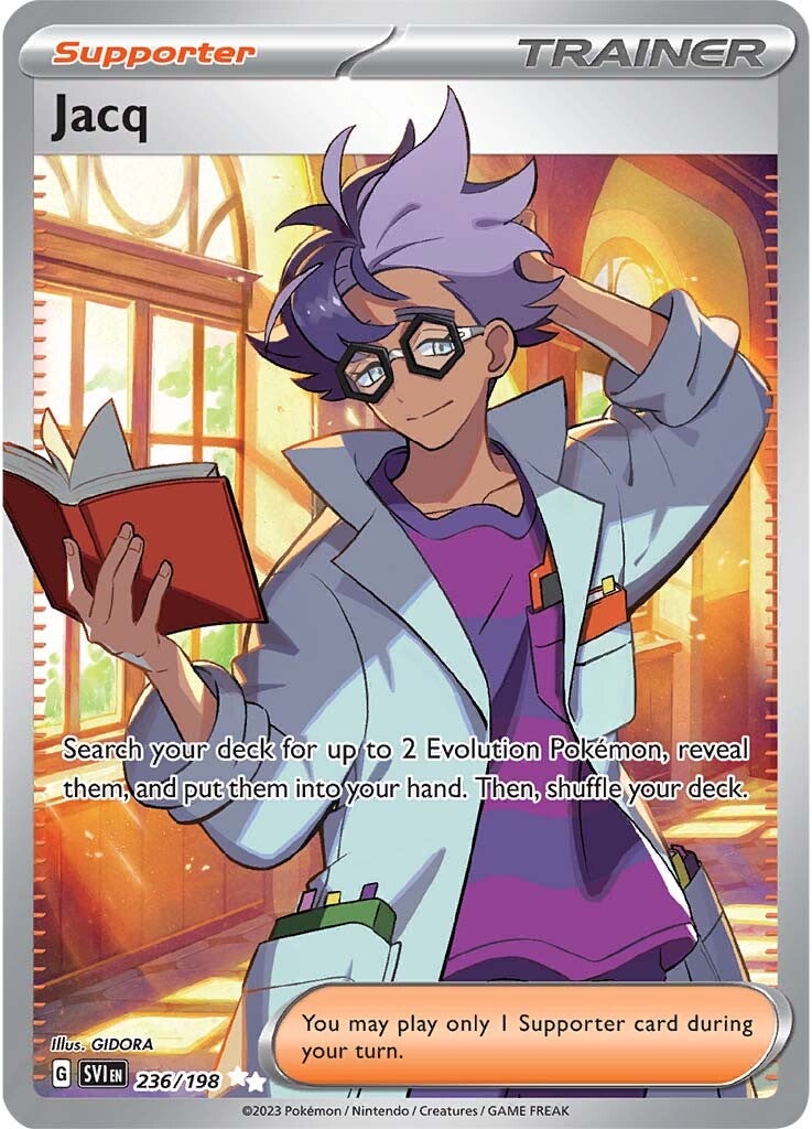 Jacq (236/198) [Scarlet & Violet: Base Set] | Jomio and Rueliete's Cards and Comics