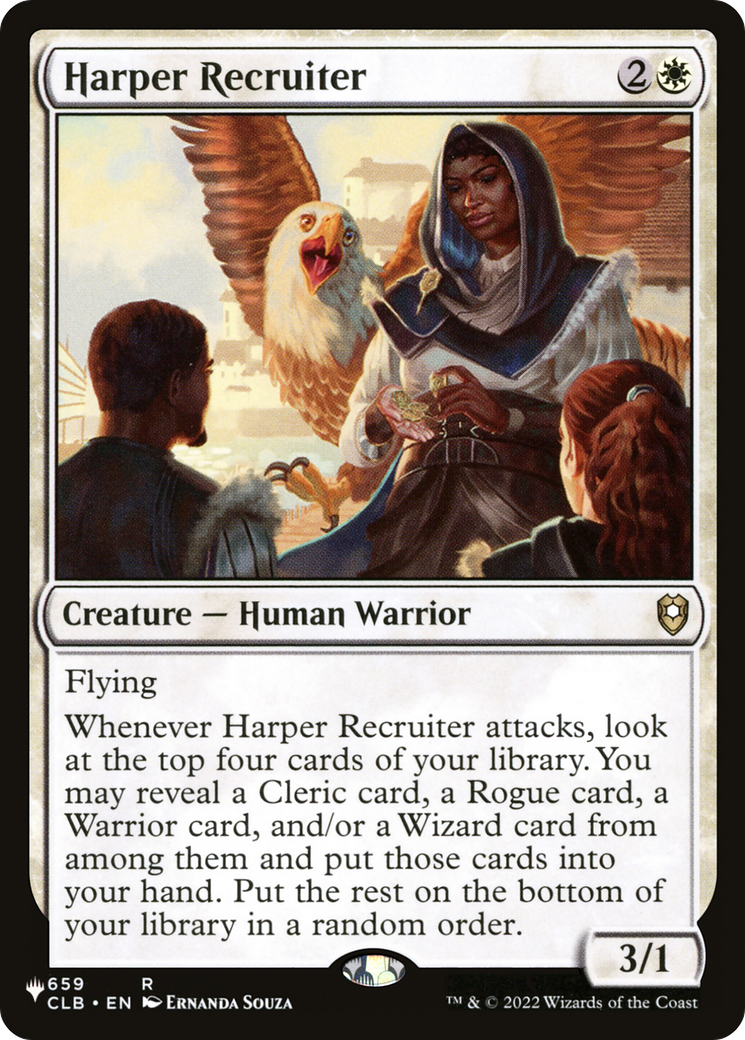 Harper Recruiter (CLB) [The List] | Jomio and Rueliete's Cards and Comics