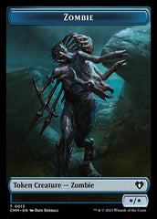 Human Soldier // Zombie (0013) Double-Sided Token [Commander Masters Tokens] | Jomio and Rueliete's Cards and Comics