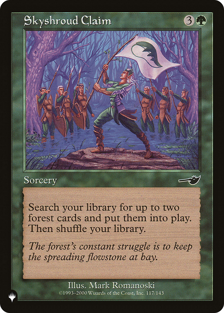 Skyshroud Claim [The List] | Jomio and Rueliete's Cards and Comics