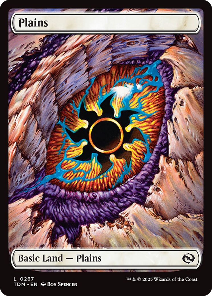 Plains (0287) [Tarkir: Dragonstorm] | Jomio and Rueliete's Cards and Comics